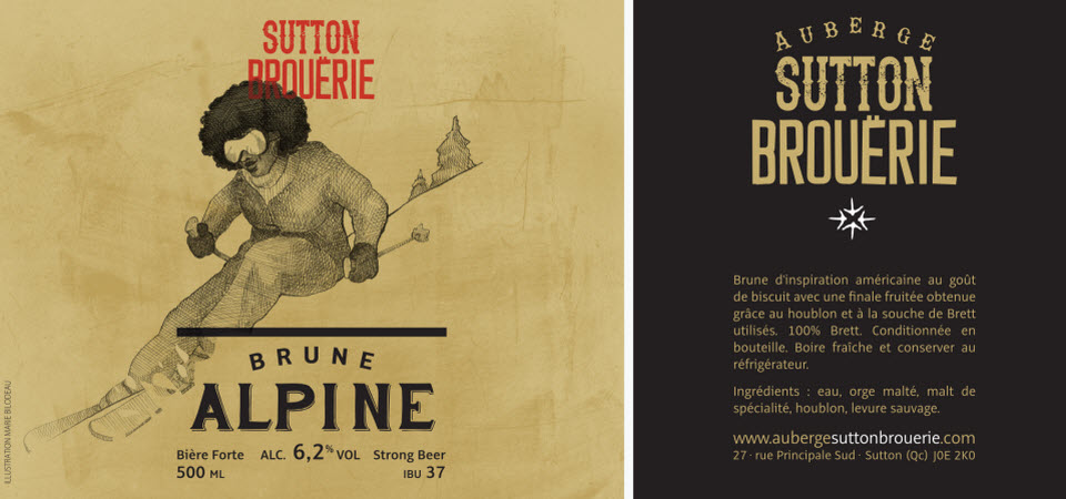 Alpine - Bière de microbrasserie | Bière Brune Américaine | Auberge Sutton Brouërie