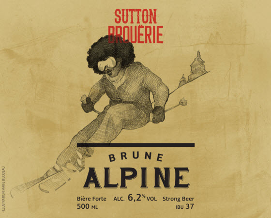 Alpine - Microbrewery beer | American brown beer | Auberge Sutton Brouërie