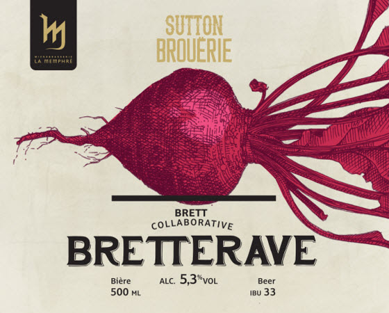 Bretterave - Microbrewery beer | Brett Collaborative beer | Auberge Sutton Brouërie