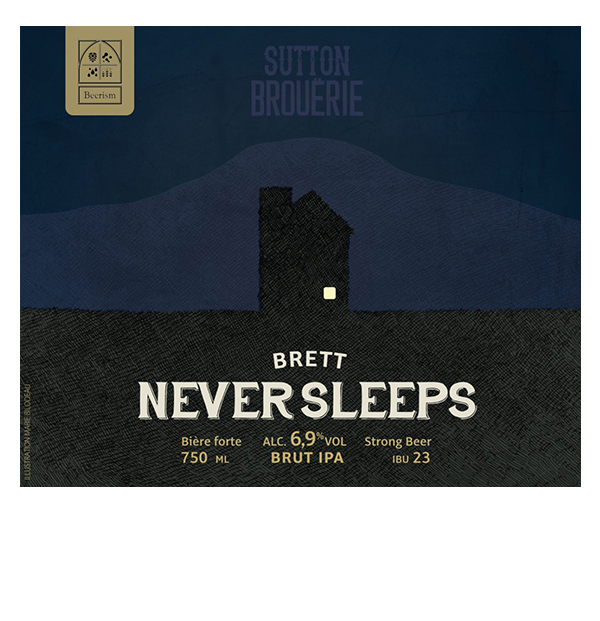 Never Sleeps - Bière de microbrasserie | Bière IPA | Auberge Sutton Brouërie